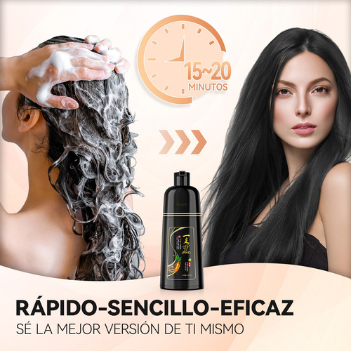 Shampoo Cobre Cabelos Grisalhos 500ml Corantes Natural