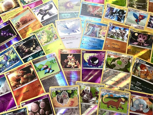 Lote De 50 Cartas De Pokemon - Incluye 10 Cartas Foil 