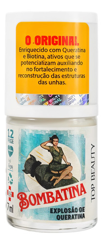 Bases Unhas Nylong Bombatina Queratina Manicure Top Beauty