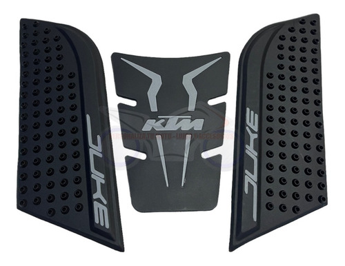 Kit Protector Tanque + Pierneras En Caucho Ktm Duke 390 Ng