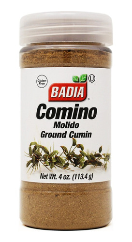 Comino Molido 113g Sin Gluten Badia