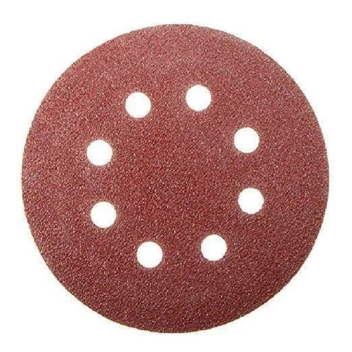 Set 10 Lijas C/ Velcro Para Roto Orbital 125mm Lijadoras Tyt