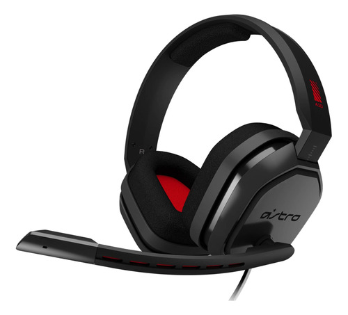 Audífonos Para Juegos Astro Gaming A10 - Pc Negro-rojo