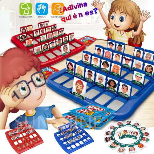 Juego De Mesa ¿adivina Quién?juguete Plastico Juegos De Mesa