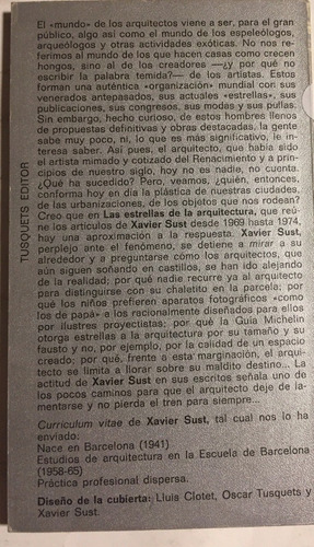 Libro Las Estrellas De La Arquitectura Xavier Sust