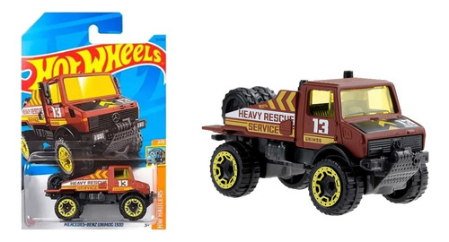 Camion Mercedes Benz Unimog 1:64 Hotwheels Metal Coleccion