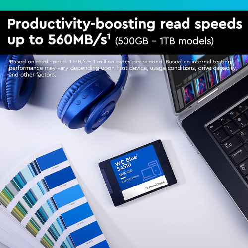 Ssd Wd Blue 3d Band 1 Tb - Sata Iii 6 Gb/s 2,5 Pulgadas Wds1