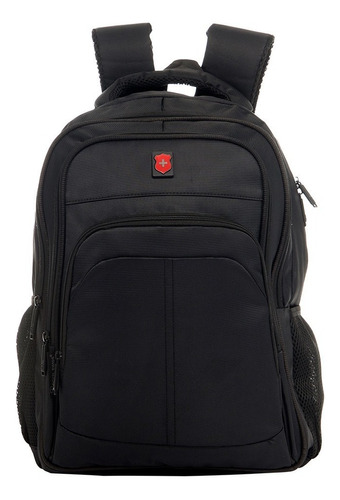 Mochila Royal Swiss Porta Laptop Material Impermeable Urbana Color Negro