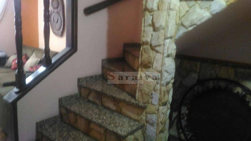 Sobrado Com 3 Dormitórios À Venda Por R$ 455.800,00 - Jardim Do Estádio - Santo André/sp - So0213