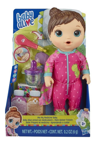 Baby Alive Doctora Bebe Pijama Estampado Dinosaurios