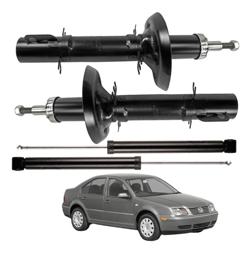 Kit Amortiguadores Vw Jetta A4 1999 - 2014 Alta Calidad