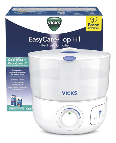 Vicks Easycare+ - Humidificador De Niebla Fría Sin Fil...