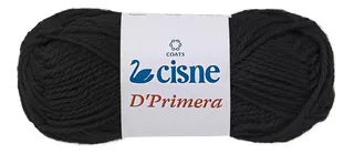 Kit 5 Novelos Lã Cisne Dprimera Cor Preto Cor Outro