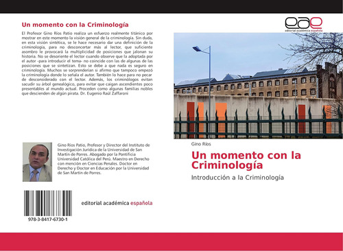 Libro: Un Momento Con La Criminología: Introducción A La Cri