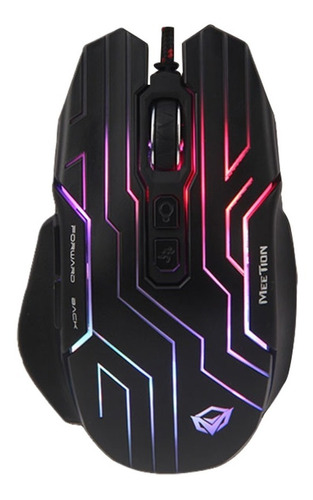 Mouse Gamer Con Cable Meetion Gm22 Retroiluminado