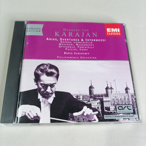 Herbert Von Karajan Cd Arias Puccini Emi Classics Karajan Ed