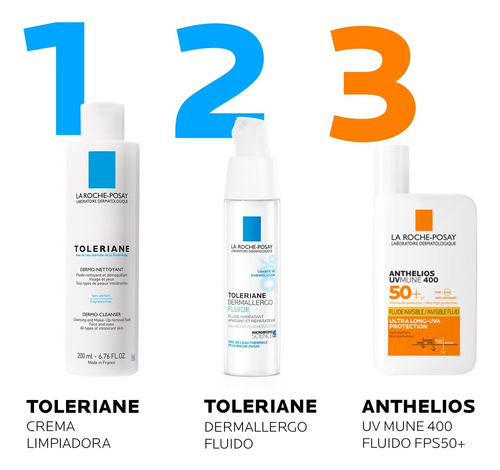 Crema Hidratante La Roche Posay Toleriane Dermallergo Textura Ligera De 40ml Día Noche