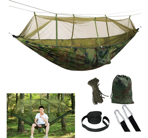 Hamaca Para 2 Personas Con Accesorios De Red, Hamaca Multi