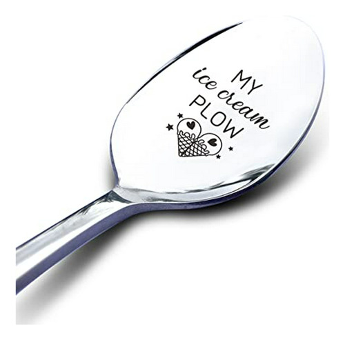 My Ice Cream Plow Spoon Con Caja De Regalo  Divertidos Rega