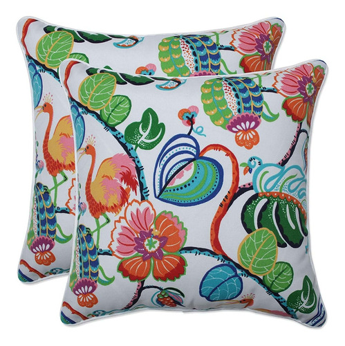 Al Aire Libreinterior Tropical Fete Multi Throw Pillows...