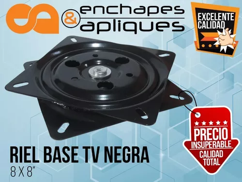 Base Giratoria 8x8 Sillas Soportes Tv Plataforma 30kg GENERICO