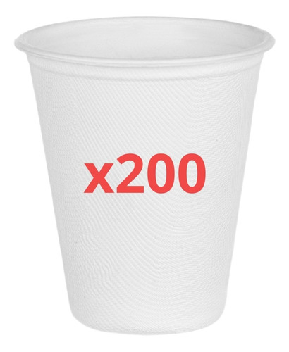 Vasos Por Mayor Baratos Biodegradables Desechables 8oz X200
