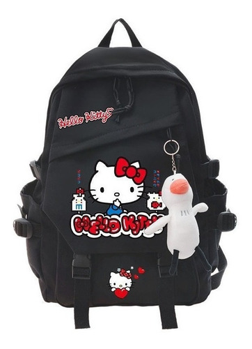 Bolsas De Gran Capacidad Y2k Cute Sanrio Hello Kitty Backpac