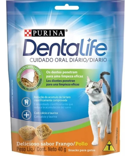 12 Und. Dentalife Snack Dental Gatos 40g.envíos A Todo Chile