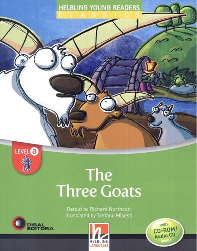 Three goats - Level A, de Northcott, Richard. Bantim Canato E Guazzelli Editora Ltda, capa mole em inglês, 2015