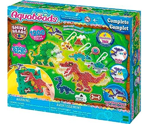 Juego Manualidad Dinosaurios Aquabeads Dinosaurio World Febo