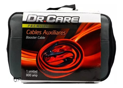 Cable Auxiliar Bateria Dr Care 6 Metros 800 Amp Con Bolso