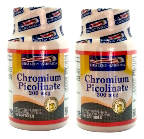 2 X Chromium 200mcg 100 Tab - Unidad a $332