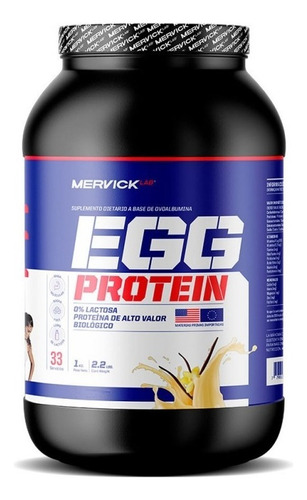 Egg Protein 1 Kg -  Mervick Lab - Proteina De Huevo