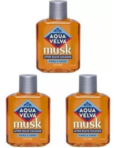 Aqua Velva Musk After Shave 3 Pack 103 Ml C/u