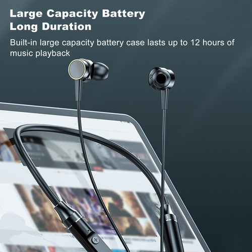 Auriculares Inalámbricos Bt5.1 Con Banda Para El Cuello Con