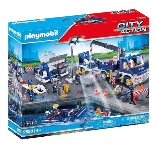 Playmobil 9880 Operación Rescate Múltiples Vehículos 254 Pzs