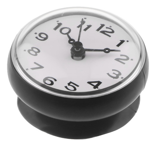 Mini Reloj De Ventosa De Silicona A Prueba De Agua Negro