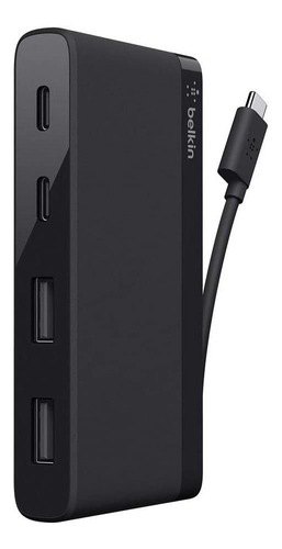 Mini Hub Usb-c De 4 Puertos Belkin 2 Puertos Usb-c + 2 Us...