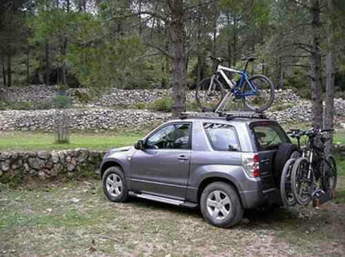 Imagen 2 de 4 de Portabicicleta Baul Con Rueda De Auxilio P/ Ecosport Porta Bici