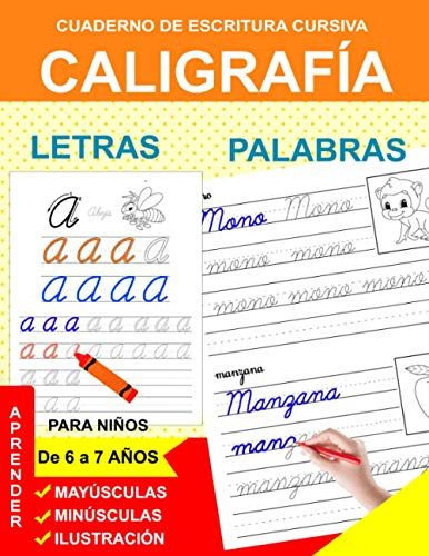 Caligrafia Para Niños De 6 A 7 Años: Cuaderno De Escritura C