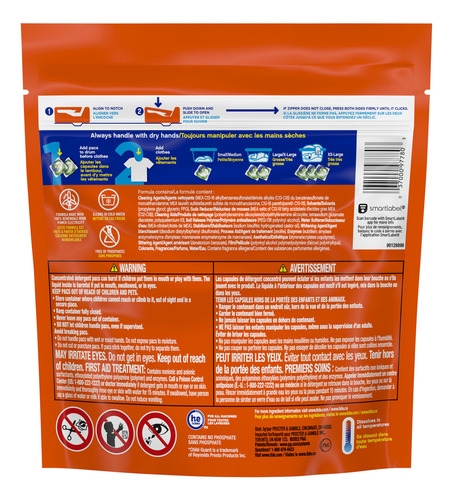 Detergente En Cápsulas Tide Pods 4 En 1 Downy 15 Unidades
