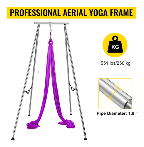 Vevor Trípode Colgante Soporte Marco Colgar Hamaca Yoga 12m