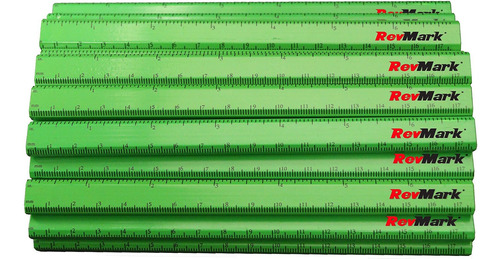 24 Pack Carpenter Pencils W/printed Ruler (neon Green) ...