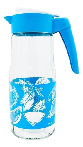 Jarra 1,3 Litros Vidrio Diseño Agua Jugos Bebidas D+m Bazar