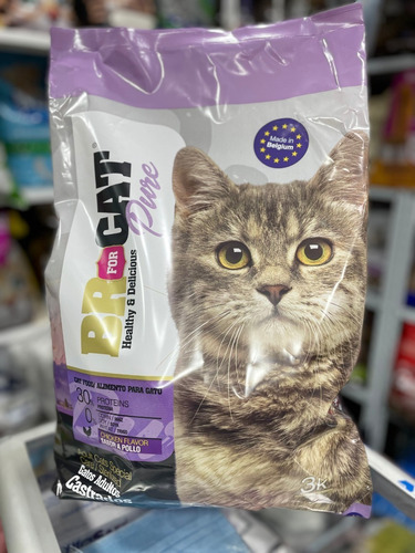 Alimento BR for Cat Castrados para gato adulto sabor mix en bolsa de 3kg