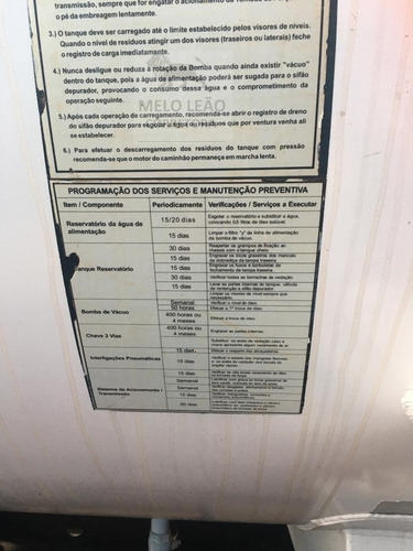 Mb Atego 1719 Limpa Fossa Sibravac Para 7000l - Ano 2012