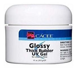 Glossy Uv Thick Builder Clear Gel For Nails, Hard Gel Overla