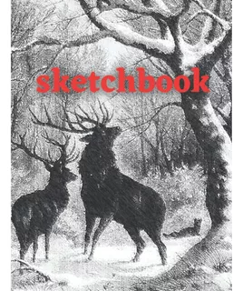 Libro: Premium Black Sketchbook Large (8.5 Inch X 11 Inch),
