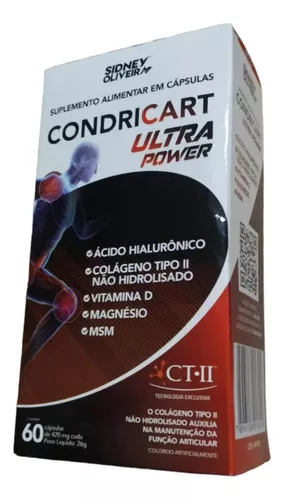 COLÁGENO TIPO II + VITAMINA D3 + MAGNÉSIO CONDRICART ULTRA 60