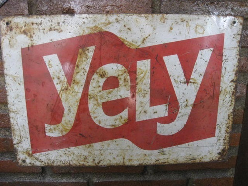 Letrero Cartel Antiguo,yely